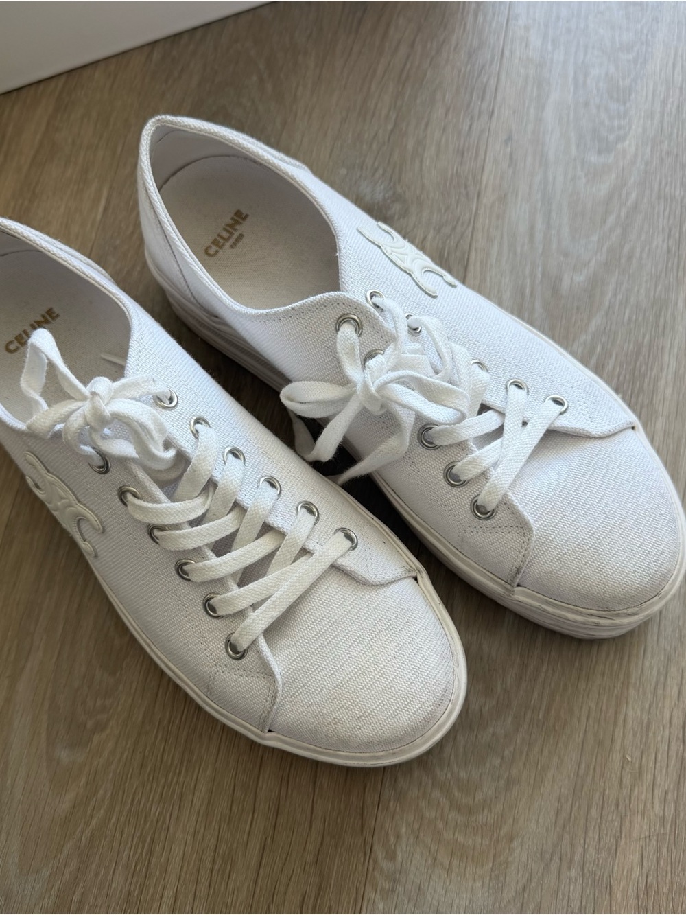 Celine Women's low lace-up sneaker - Picture 5 of 10